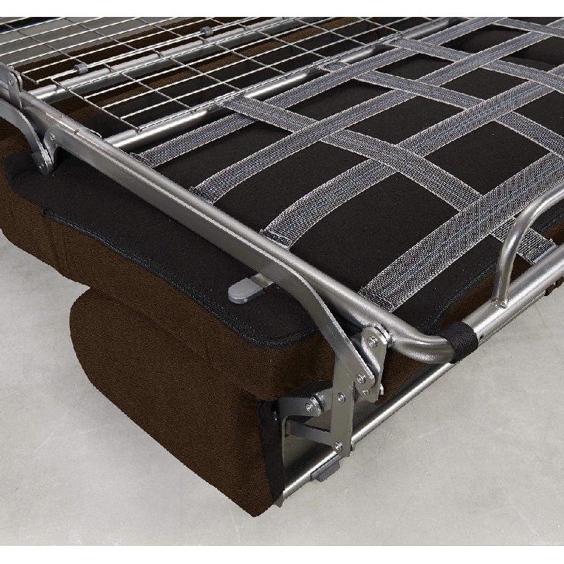 Canapé convertible express CRÉPUSCULE - Matelas comfort BULTEX® 120x195cm - Polyuréthane marron - Fabrication italienne_4