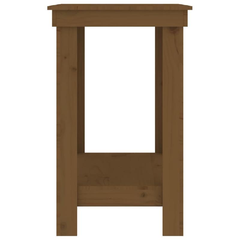 Vidaxl banc de travail marron miel 80x50x80 cm bois de pin massif 822499_4