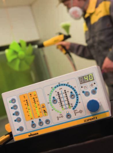 Sprint X CT 3L - Mallette de pistolet de projection à godet J. Wagner - Compact et électronique - 8,0 bar_4