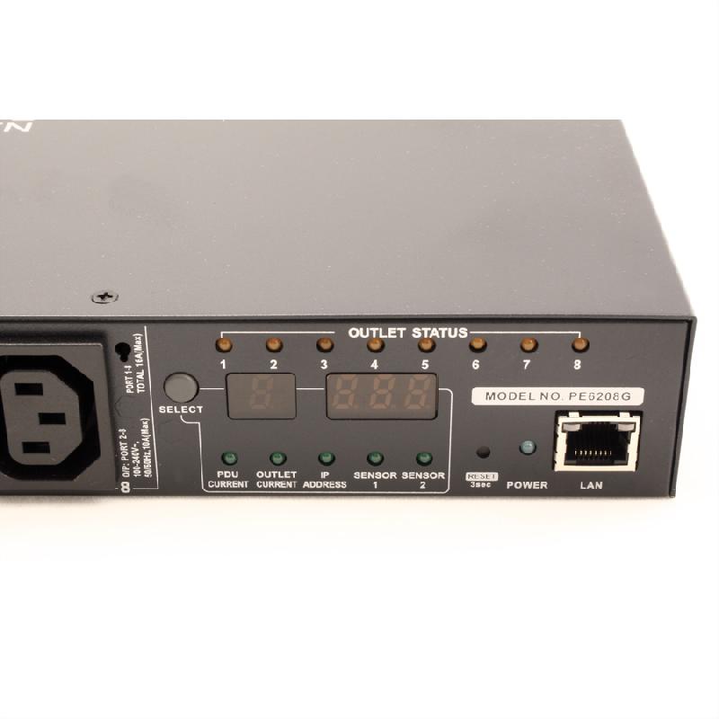 ATEN  PE6208G Multiprise IP, 8 ports, 1UH, 7xC13 + 1xC19, 16A_4