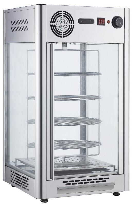 Vitrine chaude rotative - 4 niveaux - 470 mm | GGM_4