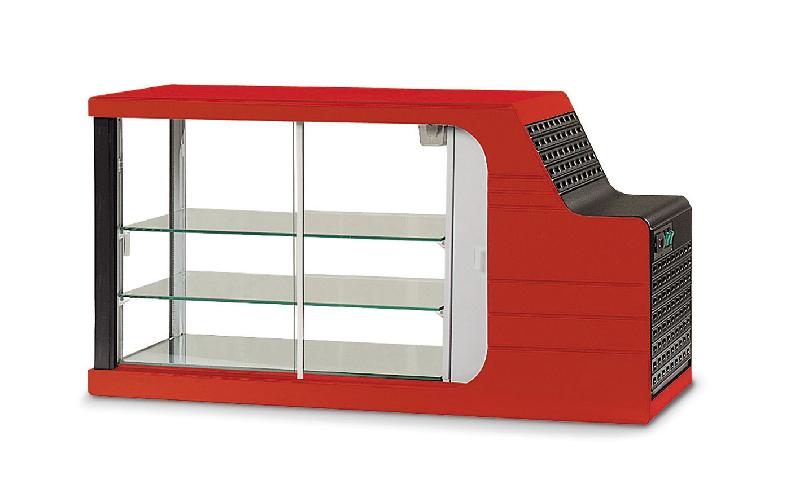 Vitrine réfrigérée de comptoir 120L SCAIOLA - Gris_4