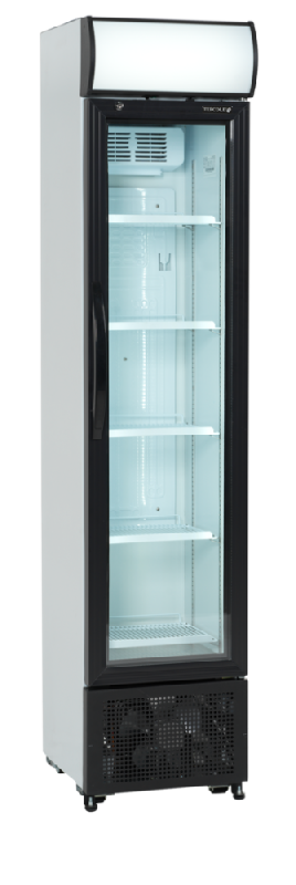 Réfrigérateur à boissons FSC Slim - porte vitrée noire ou blanche - groupe frigorifique puissant - référence FSC175H_4