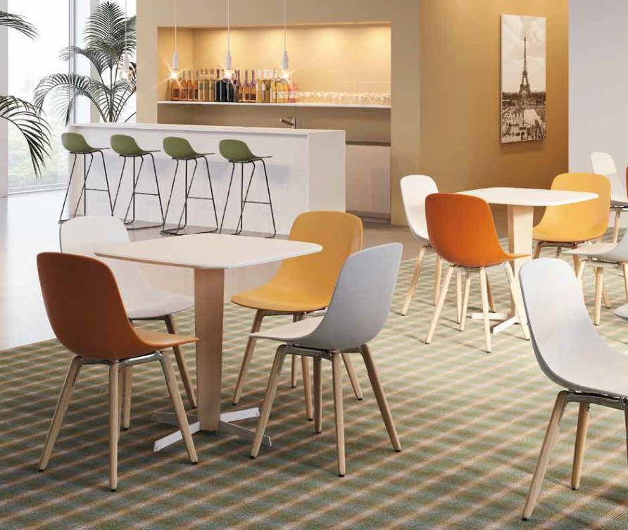 Chaise empilable Pure-Loop - coque monobloc en polypropylène renforcé, mono ou bi-nuance_4