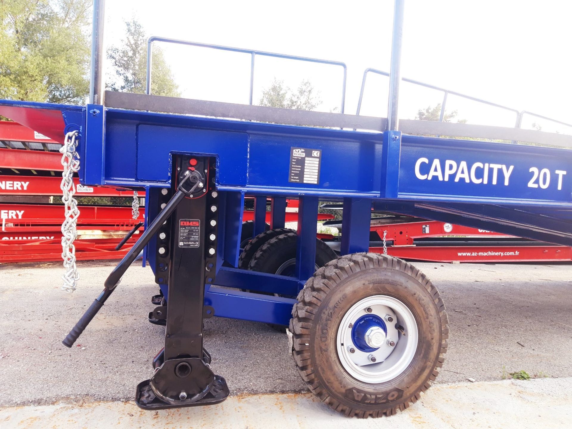 Rampe de quai mobile pour chargement et déchargement de matériels volumieux - Capacité 15 à 25T - AZ RAMP BIGFOOT_4