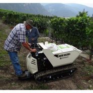Mini-dumper Cormidi C35 facile à manier grâce aux roulements à rouleaux