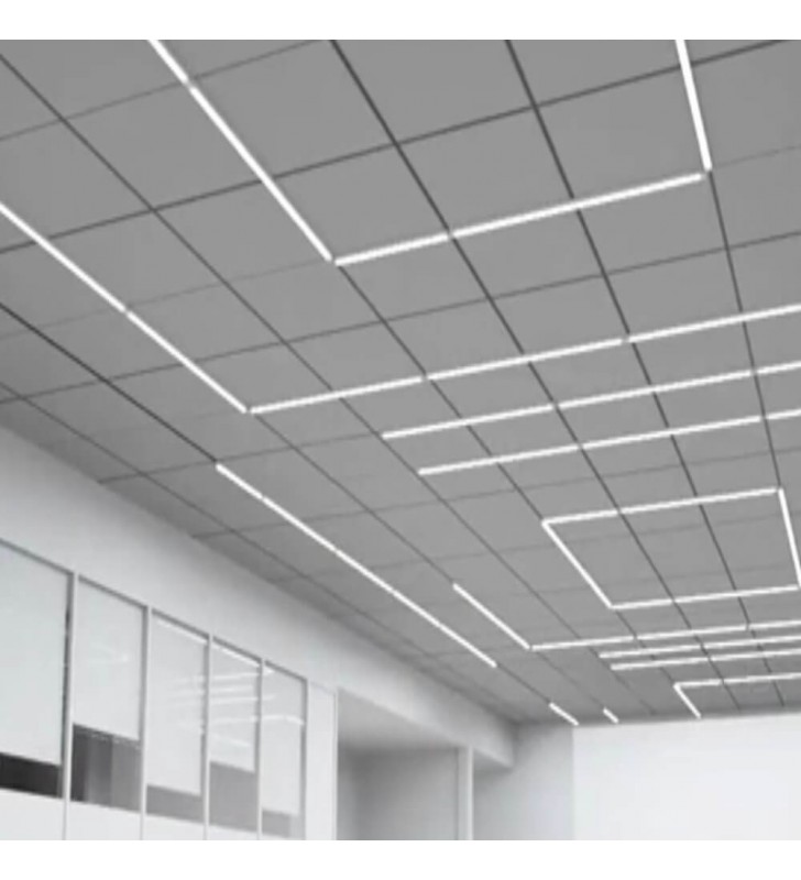 Pack de 2 barres lumineuses LED 28W - Réf DALREG18 - Installation facile pour plafonds techniques 60x60_4