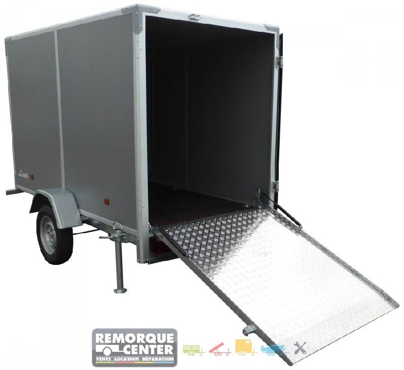 Remorque fourgon Lider V3 - freiné - 260x155x177 cm - PTAC : 1350 kg - Reference -42970 - protection intempéries et vols_4