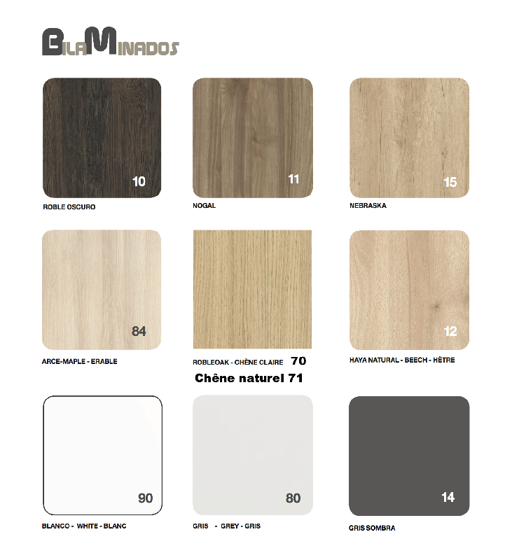 Banque d'accueil ton bois Pano - Ofitres - 120, Hêtre clair, Noir brillant / mélaminé blanc_4