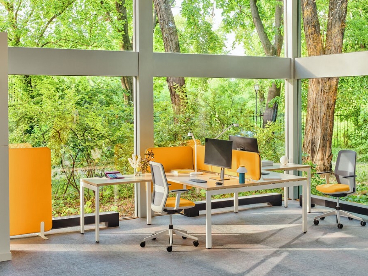 Bureau bench et individuel design contemporain - OGI U - ergonomique et modulable_4