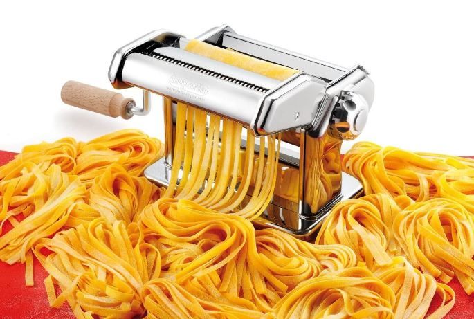 Machine à pâtes manuelle Imperia en inox chromé - 6 positions - 2 accessoires pour tagliatelles et fettucine_4