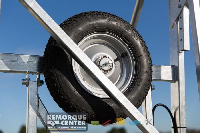 Remorque transversale avec roues pivotantes 360° - YO REMORQUES - CCT4 - 260 kg charge utile - Référence -38398_4