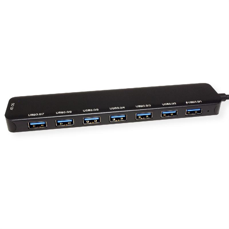 VALUE Hub USB 3.2 Gen 1, 7 ports, prise type C_4