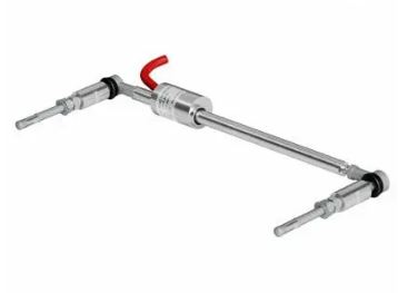 Fissuromètre utilisé pour la mesure de fissure dans les structures en béton, la roche et les ponts et la mesure du déplacement entre les joints_0