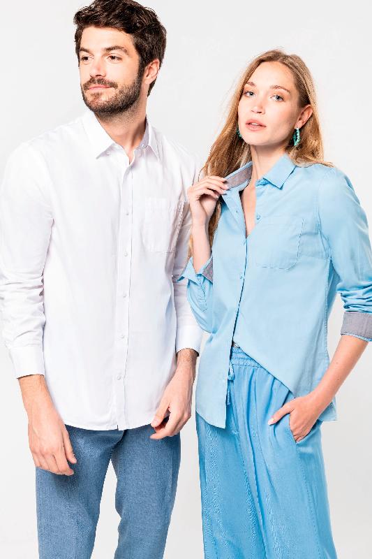 Chemise de travail en coton Nevada manches longues femme - Kariban - Réf : K585_4