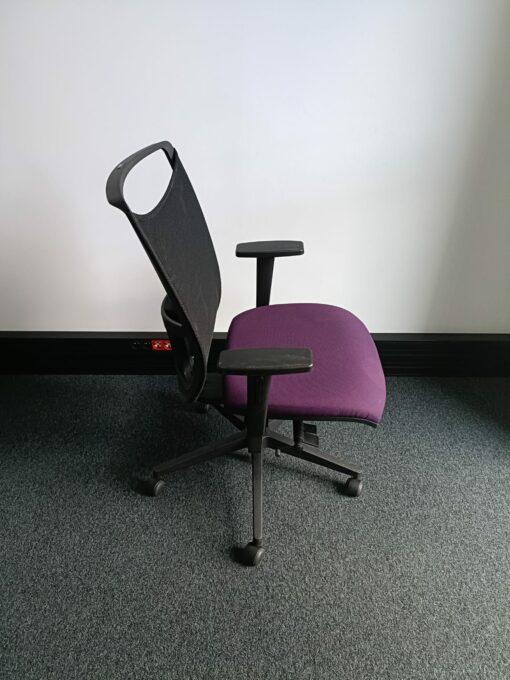 Fauteuil ergonomique Majencia For All Violet d'occasion - Confort et Élégance_4
