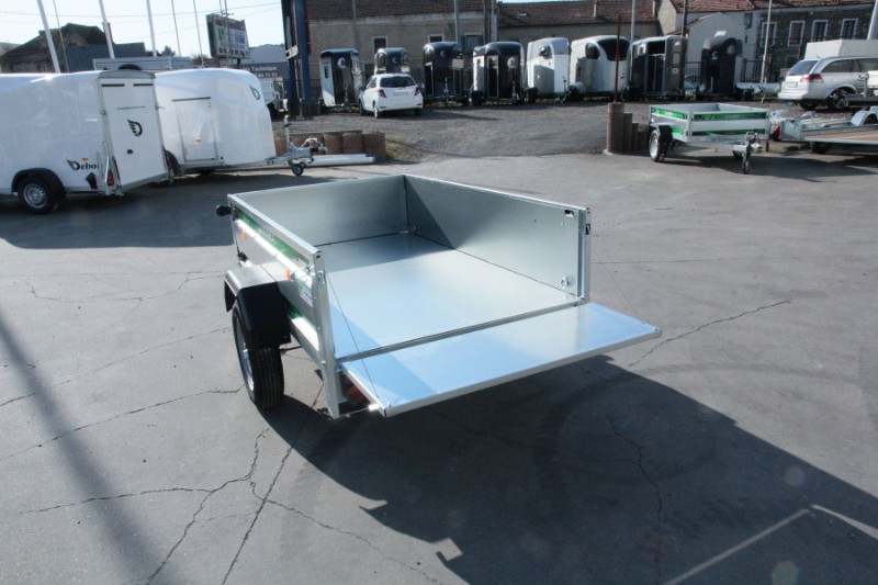 Remorque avec frein entièrement démontable - fabrication française Daxara 198 F - robuste et polyvalente_4