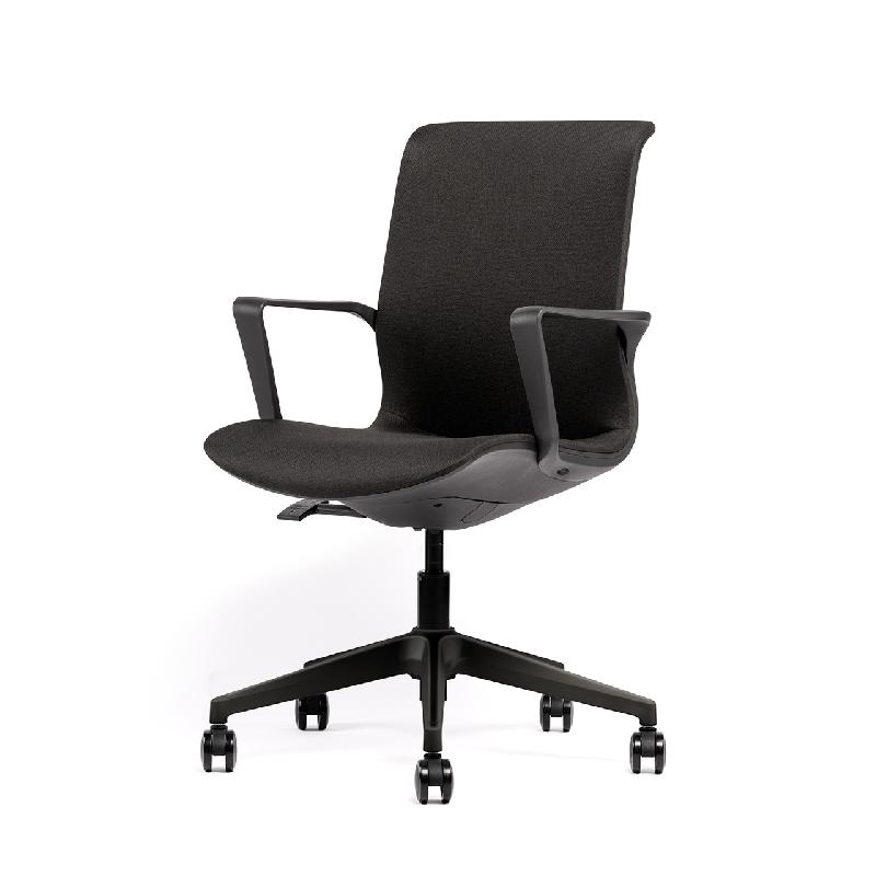 Fauteuil de Bureau Izao : Design Contemporain et Ergonomie Intuitive - Noir_4