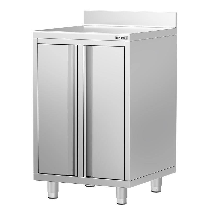 Meuble inox pour machine à café - 600 x 600 mm - 2 portes battantes_4