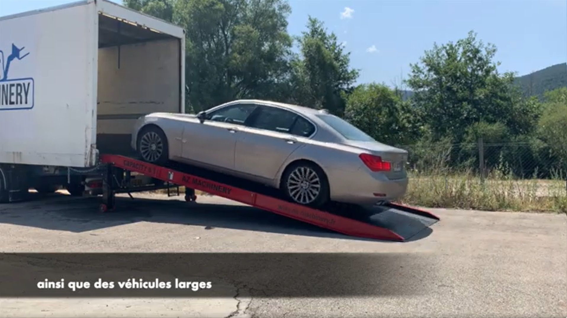 Rampe de quai mobile galvanisée AZ Ramp Prime XS - Achat ou location - Capacité de 6T à 10T - Modèle minimaliste et économique_4