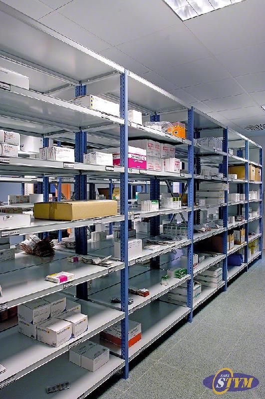 Rayonnage léger - stockage pour bureaux, ateliers et archives - hauteur jusqu'à 8m_4