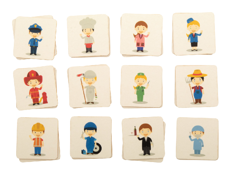 Jeu de mémoire personnalisé - 24 tuiles en carton avec motifs thématiques et boîte imprimée en quadri_4