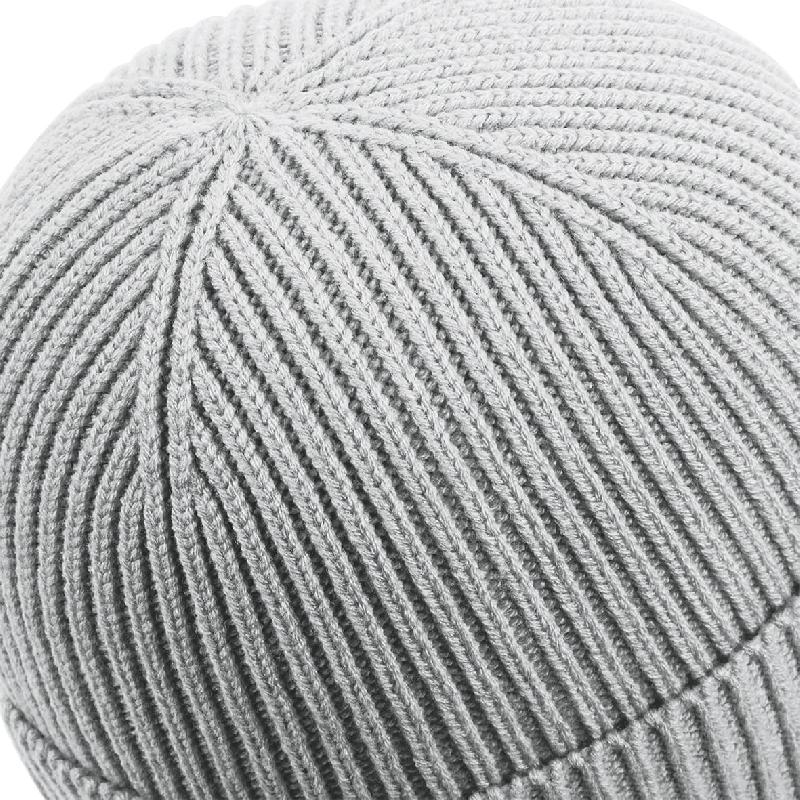 Bonnet tendance à patch - Réf: B442R - Beechfield - Touché doux, mailles à épaisseur unique_4