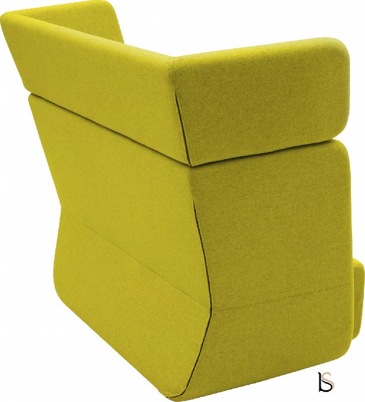 Canapé Softline Basket- 2 places - Feld Jaune, Haut_4