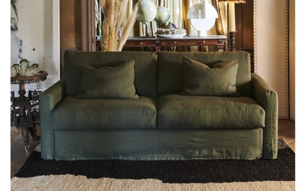 Canapé 4 places Bidart 210 cm convertible avec matelas 14 cm - Home Spirit_4