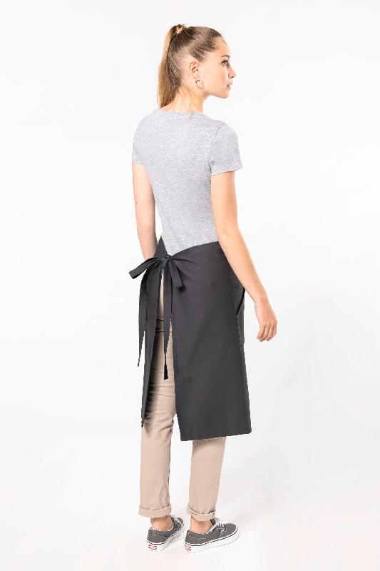 Tablier coton long - Kariban - Réf: K887 - Denim vieilli - 100% coton - Taille unique_4