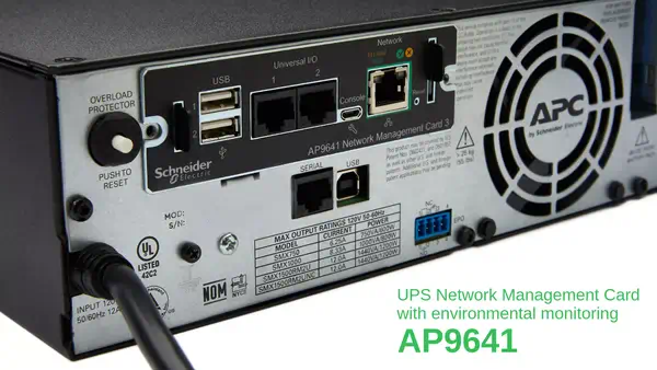 APC AP9641 Smart-UPS Carte de gestion réseau (gen3) avec surveillance environnementale_4