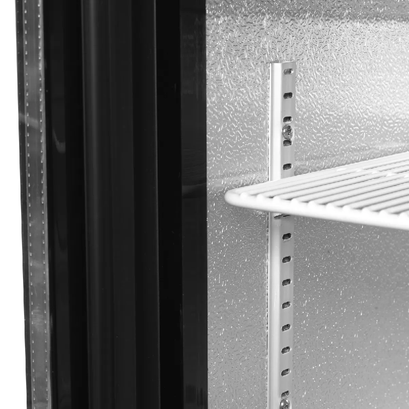 Arrière bar réfrigéré 1 porte DB126H noir TEFCOLD_4