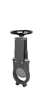 Vanne guillotine type A - Ako Innovations SAS - corps monobloc avec montage entre brides étanche d'un côté_4