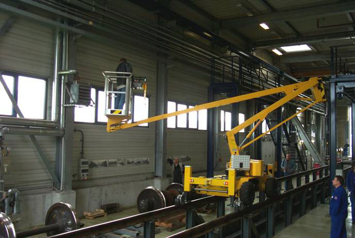 Engins pour infrastructure ferroviaire - nacelles élévatrices - hauteur de travail 12m - bi-énergie essence/diesel_4