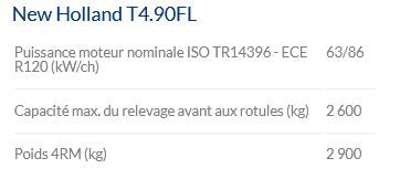 T4.90FL Tracteur agricole - New Holland - 63/86 kW/ch - spécialisé vergers et terrains irréguliers_4