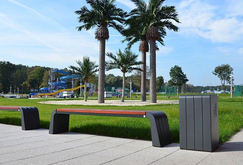 Poubelle publique Vega - Komserwis - Réf. 003335 - 40 L - Design Aneta Bolisąga_4