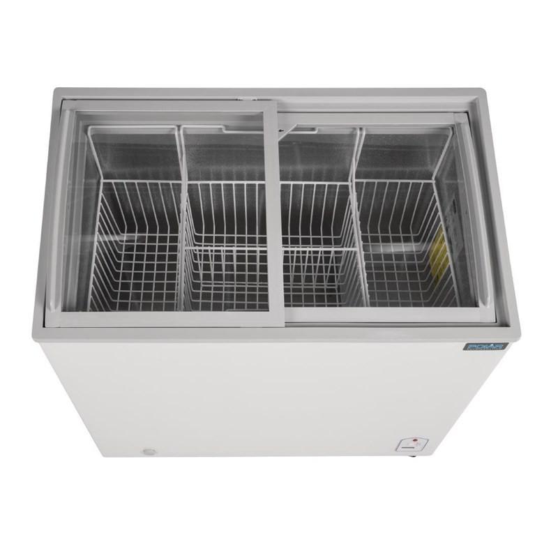 Congélateur coffre vitré Série G 200L GM498 Polar_4