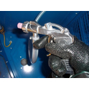 Cabine de sablage 220L - Pistolet sableur avec buses en céramique, hublot protégé, gants intégrés et accessoires inclus_4