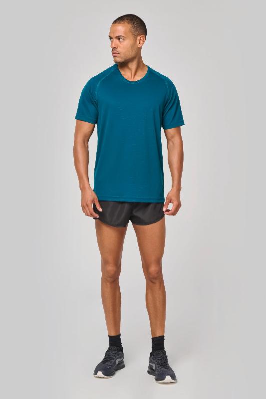 T-shirt de sport à col rond recyclé homme - PROACT - Réf : PA4012 - 100% polyester recyclé - Tissu léger à séchage rapide_4