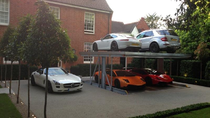 Parking mécanique souterrain escamotable à plateforme invisible pour 1 ou 2 places - Parklift 461_4