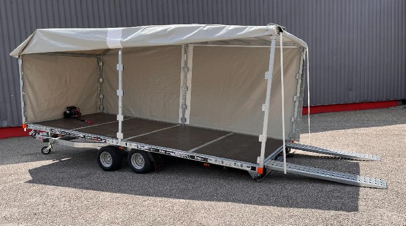 Remorque porte voiture-plateau - 4,50 X 2,10 M - 2700 KG - TA-NO GRAVITY 27.45 PLANCHER_4