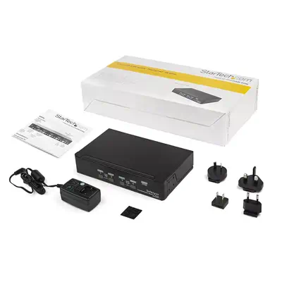 Switch KVM DisplayPort à  4 Ports - 4K60Hz - àÉcran Unique - Switch KVM USB UHD DP 1.2 à  2 Ports avec_4