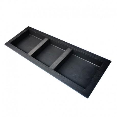Niche en XPS prête à carreler 968 x 305 x 90 mm premium - noir - avec séparations amovibles pour hammam et salle de bain_4