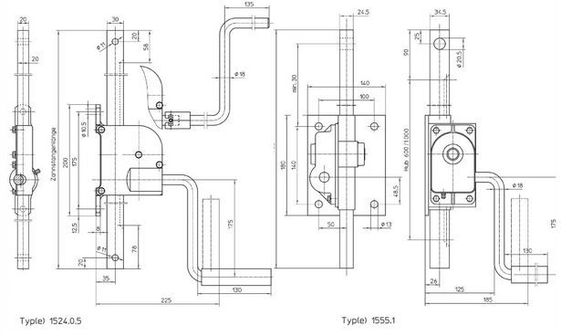 Treuil à crémaillère haacon pour utilisation industrielle