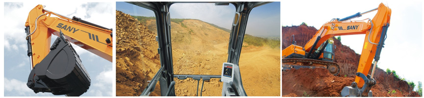 Pelleteuse Sany SY365C - Grande efficacité, faible consommation, capacité de déplacement importante_4