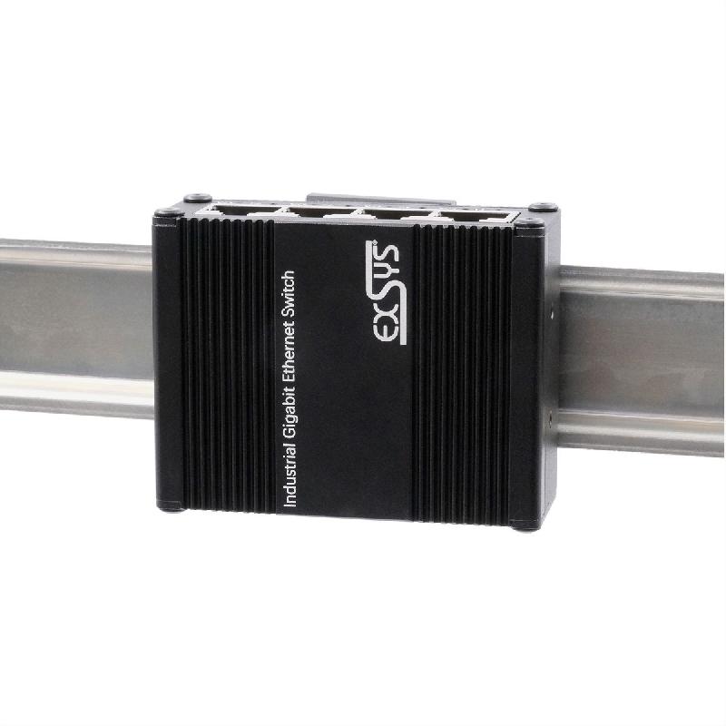 EXSYS EX-62021 Micro-switch Gigabit industriel à 5 ports, non géré, alimentation USB-C_4