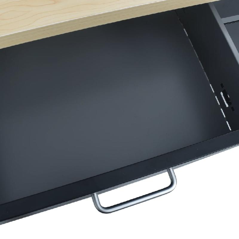 Vidaxl établi noir 120x60x85 cm acier 145346_4