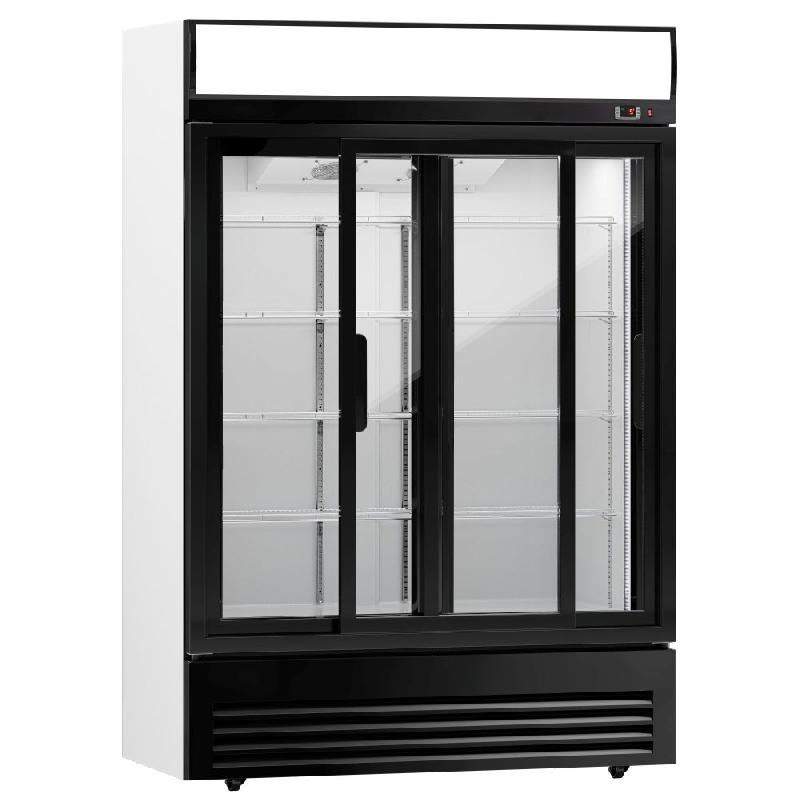 Armoire à boissons double portes coulissantes avec canopy - 880L_4
