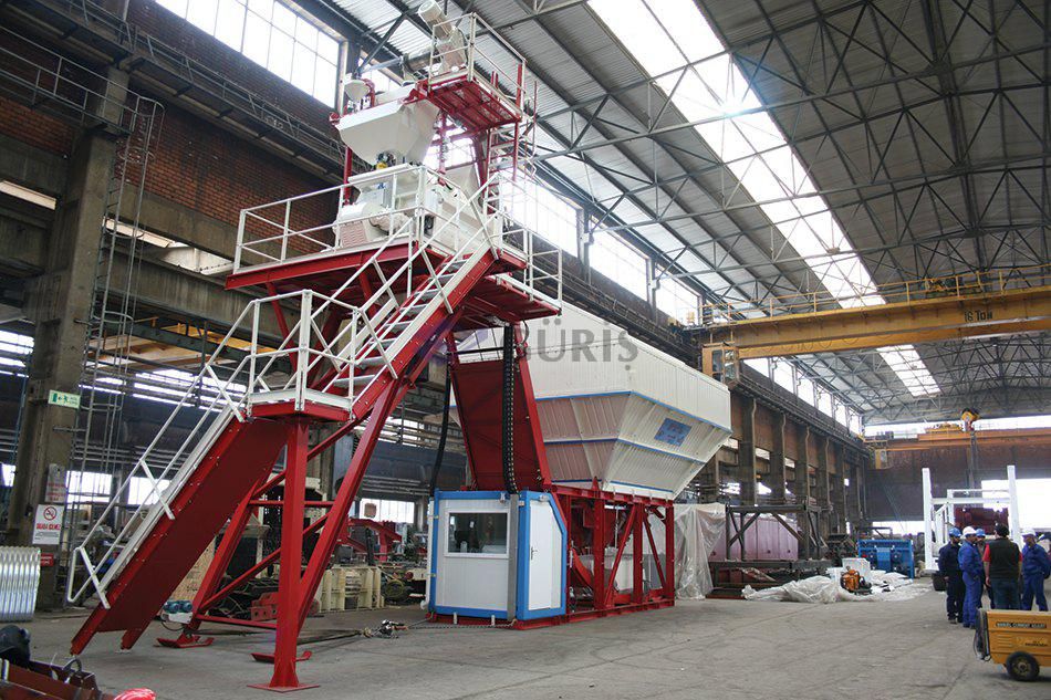 Fast 60 ST SV - Centrale à béton fixe Guris - Capacité 60 m3/h - Modèle 1500/1000 Twin Shaft_4