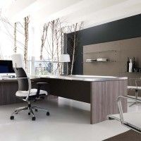 Kamela - Bureaux de direction en bois avec effet cuir - Office Concept_4